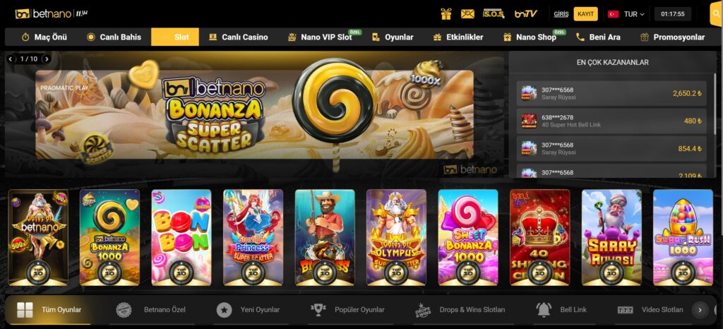 betnano slot oyunları